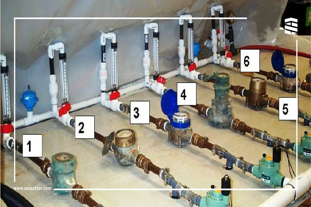 پیمانکار باید کنتورهای مجزا را برای هر واحد نصب کند.